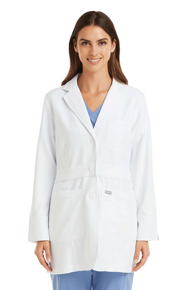 Momentum Women’s 32”  Notch Collar Lab Coat