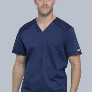 Cherokee Men’s Scrubs Revolution Men’s V-Neck Top