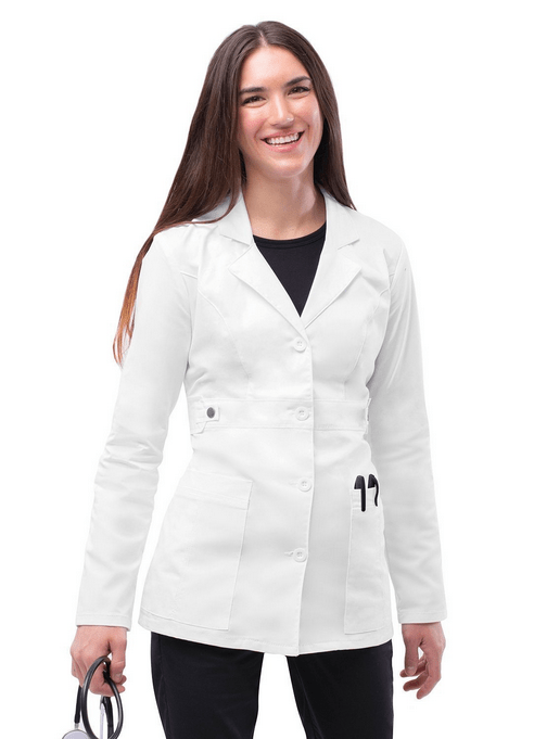 Adar Women’s 28″ Tab-Waist Lab Coat