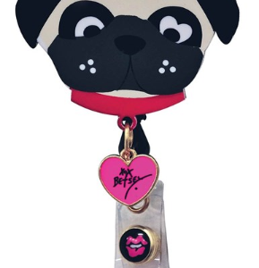 koi Betsey Retractable Badges – Pug